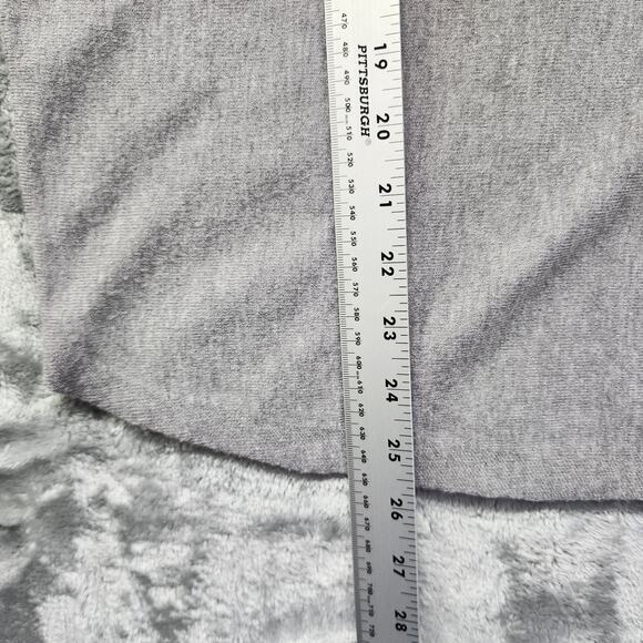 Aaeda Sweater Womens L Gray Blue Dragonfly Cap Sleeve Pullover Casual Whimsy - Picture 7 of 8